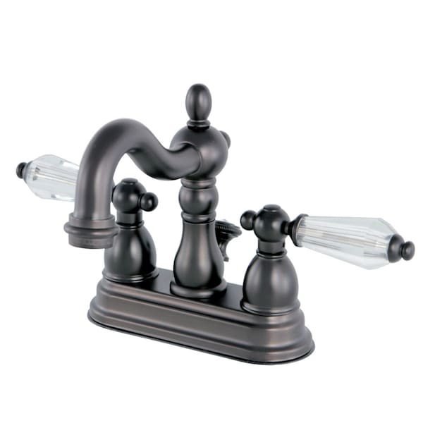 KS1605WLL 4" Centerset Bathroom Faucet, Oil Rubbed Bronze